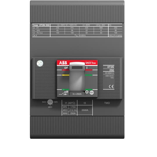 1SDA068058R1 ABB - XT3N 250 TMD 200-2000 3p F F