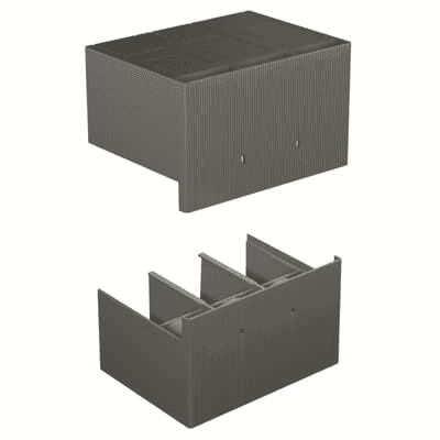 1SDA051415R1 ABB - HTC T1 3p TERMINAL COVERS HIGH 2pcs