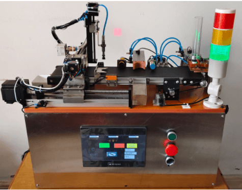 FX-Compatible PLC Material Sorting & 3-Axis Manipulator Workstation – photo 1