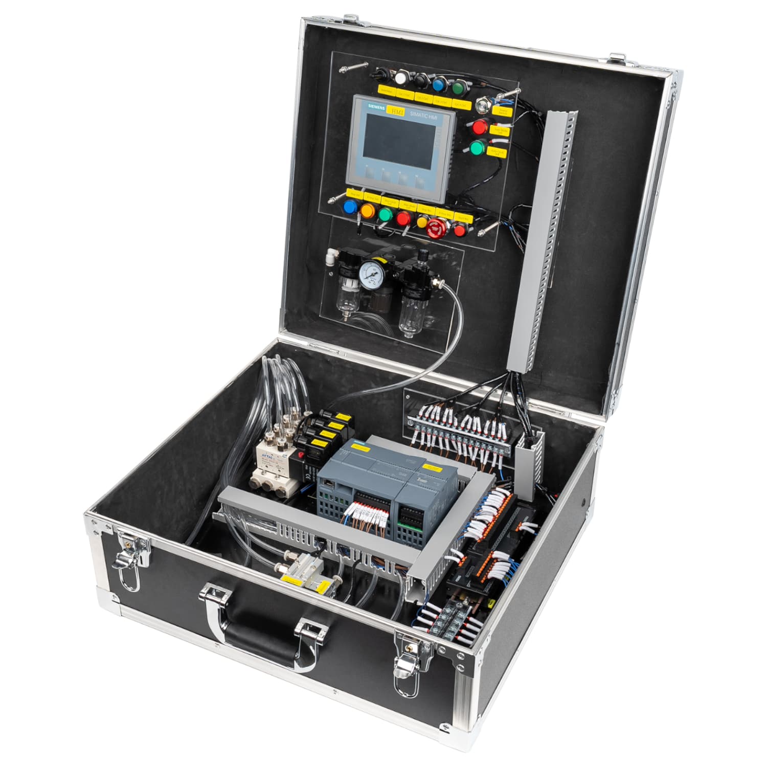 Siemens S7-1200 Pneumatic Sequence Control Training Box (without HMI) – photo 1