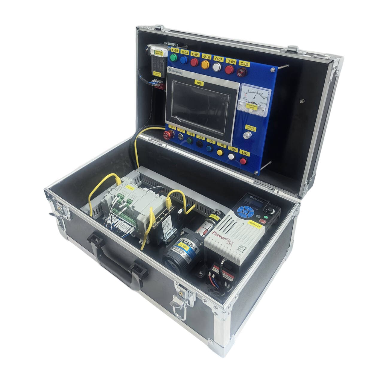 Allen-Bradley Micro850 PLC + PowerFlex VFD Single-Motor Training Kit (with HMI) – photo 1