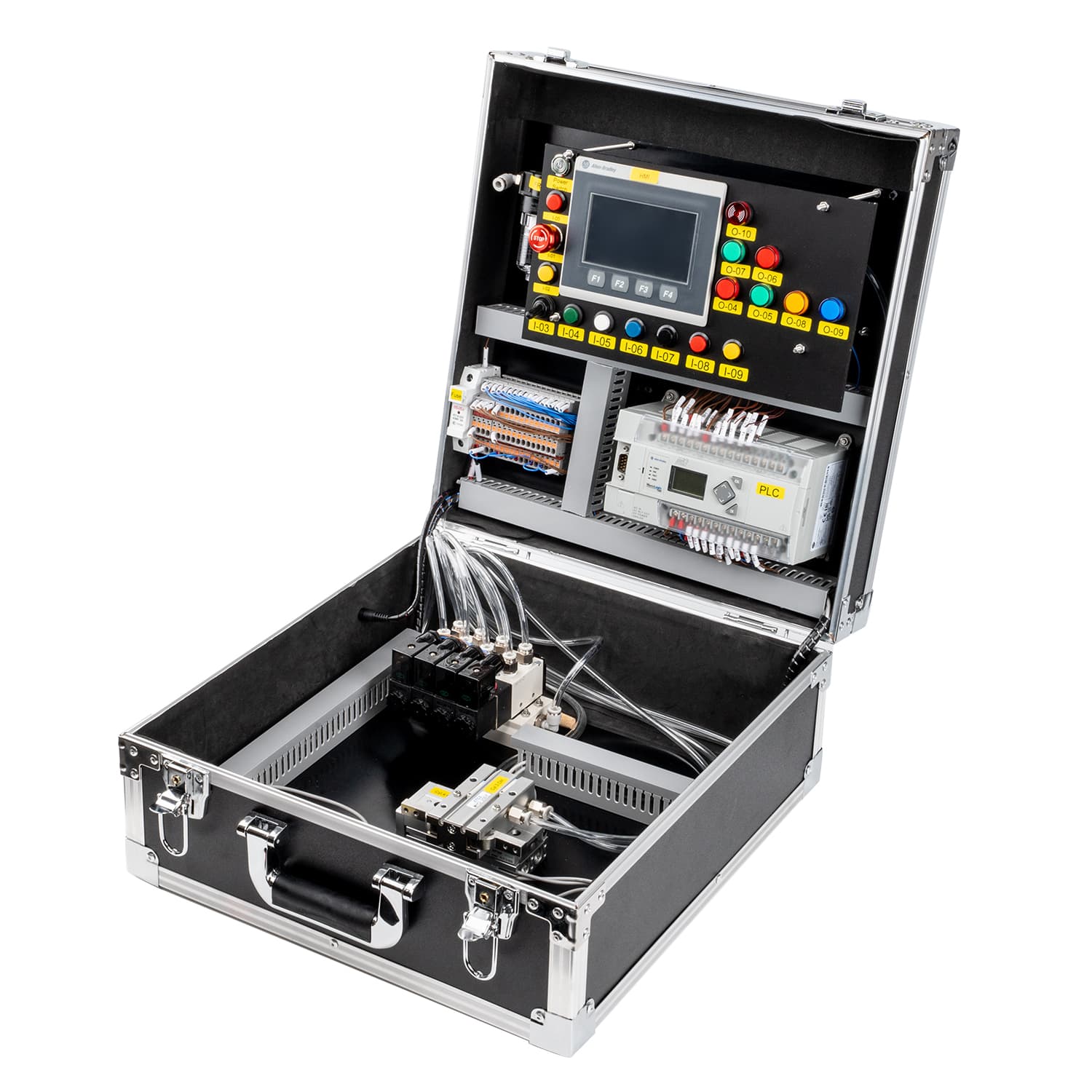 Allen-Bradley MicroLogix 1400 Pneumatic Sequence Control Training Box – photo 1