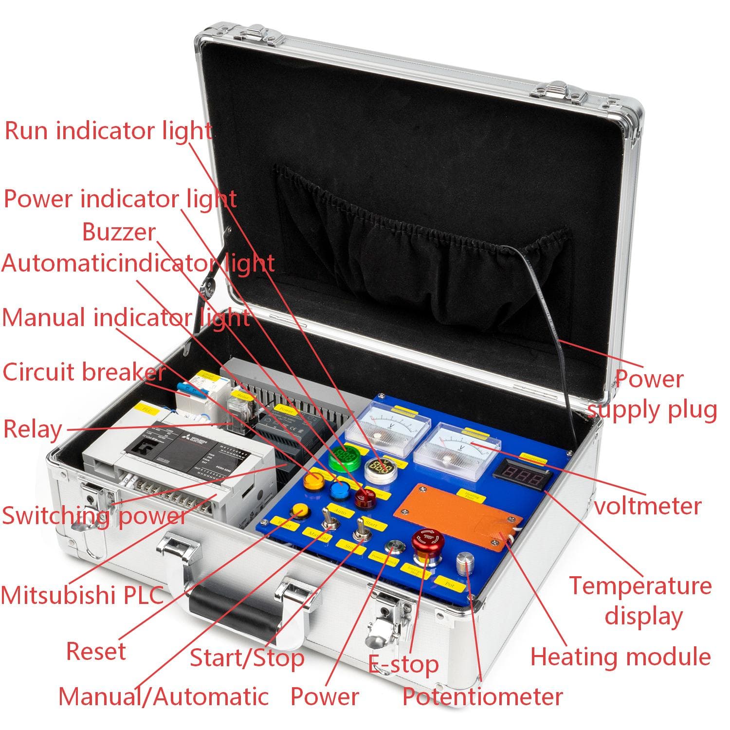 Mitsubishi FX5U Temperature PID Control Training Kit (with HMI) – photo 1
