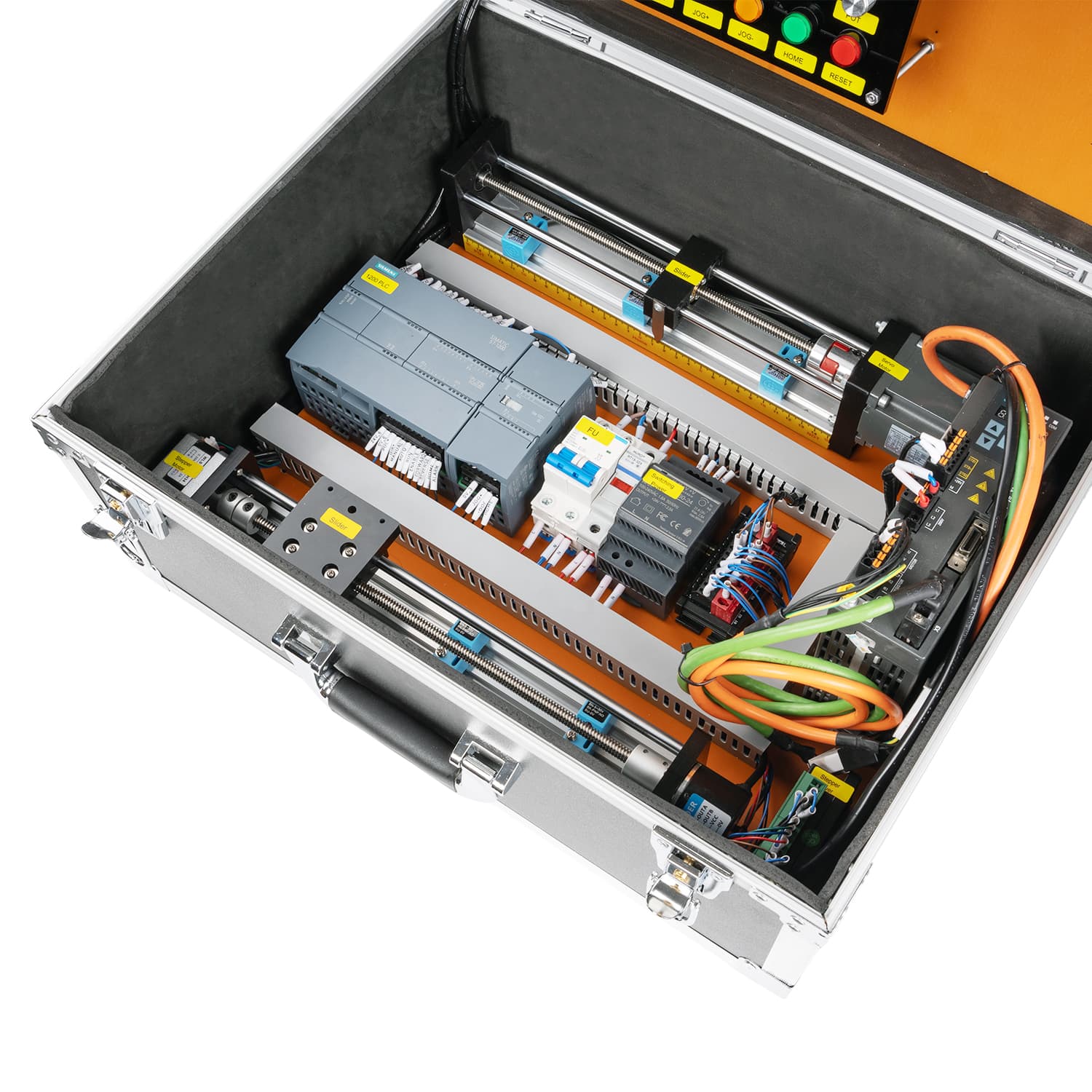 Siemens S7-1200 (1215C) 2-Axis V90 Servo & Stepper Motion Training Kit – photo 1