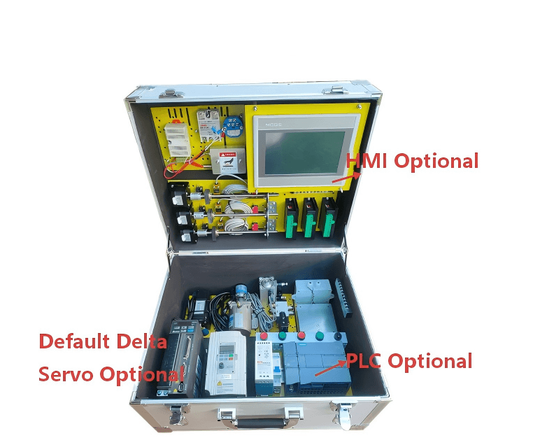 Siemens S7-1200 PLC Training Kit – HMI, Stepper, Analog, Inverter, Servo + Weighing – photo 1
