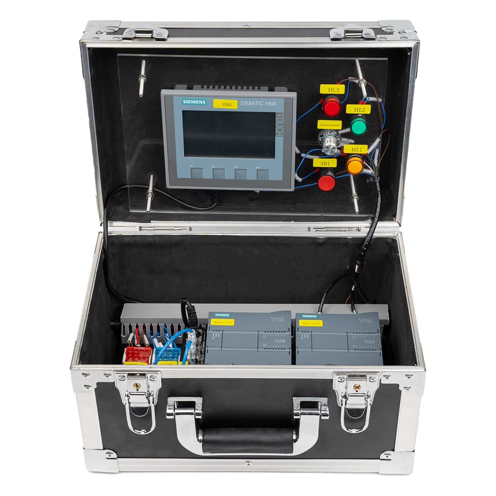 Siemens S7-1200 + ET200SP Communication Training Kit (MCGS HMI) – photo 1