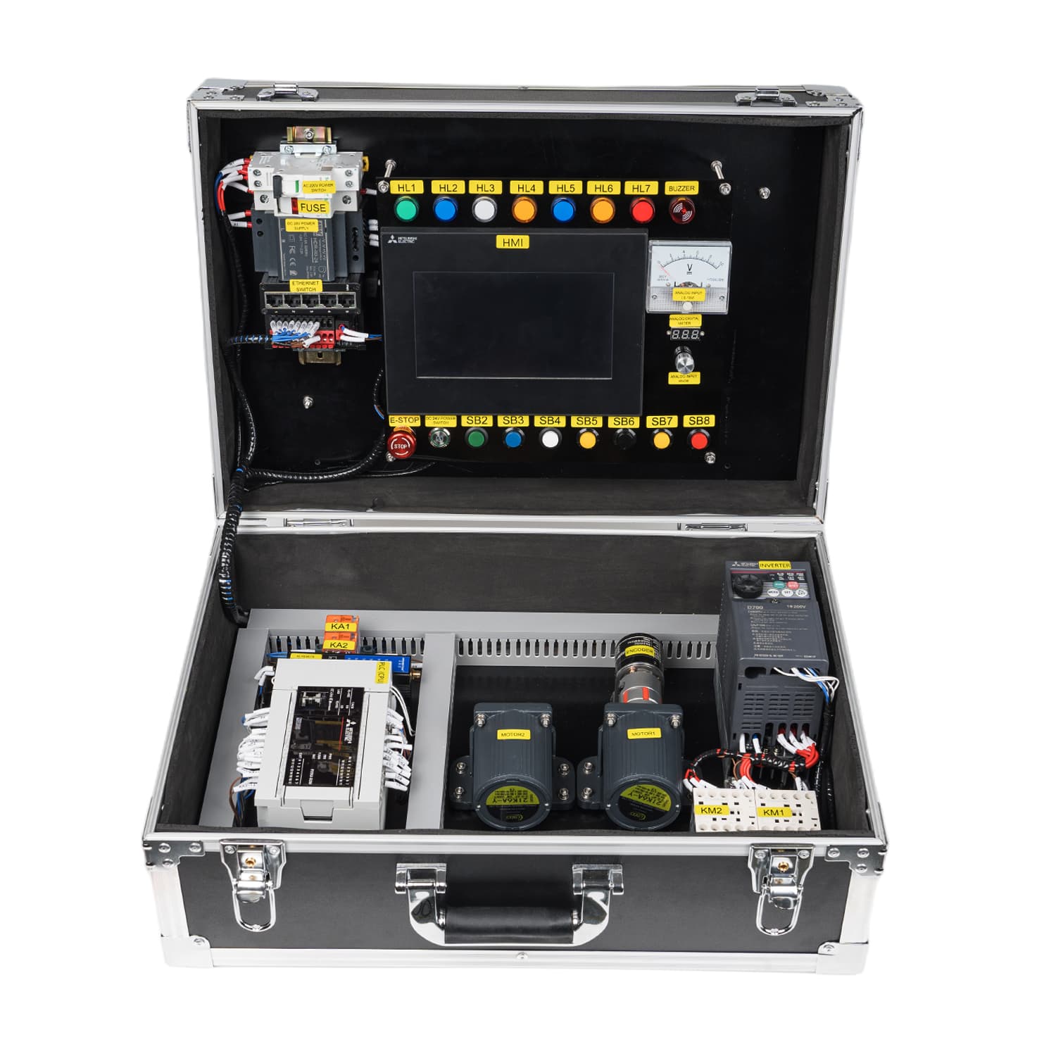 Mitsubishi FX5U PLC + VFD Dual-Motor Training Kit (Standard Edition) – photo 1