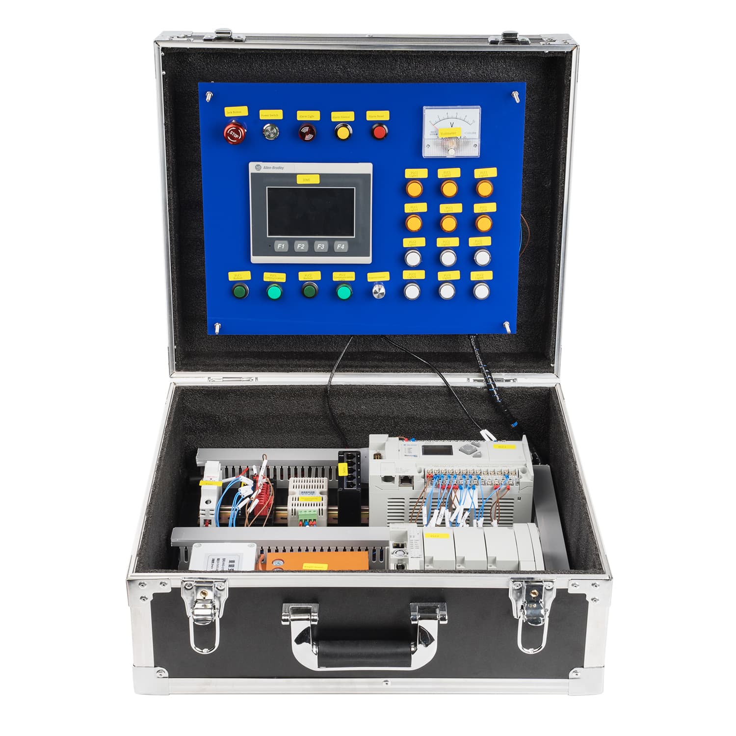 Allen-Bradley Micro850 Dual-PLC Communication Training Kit with Sensors – photo 1