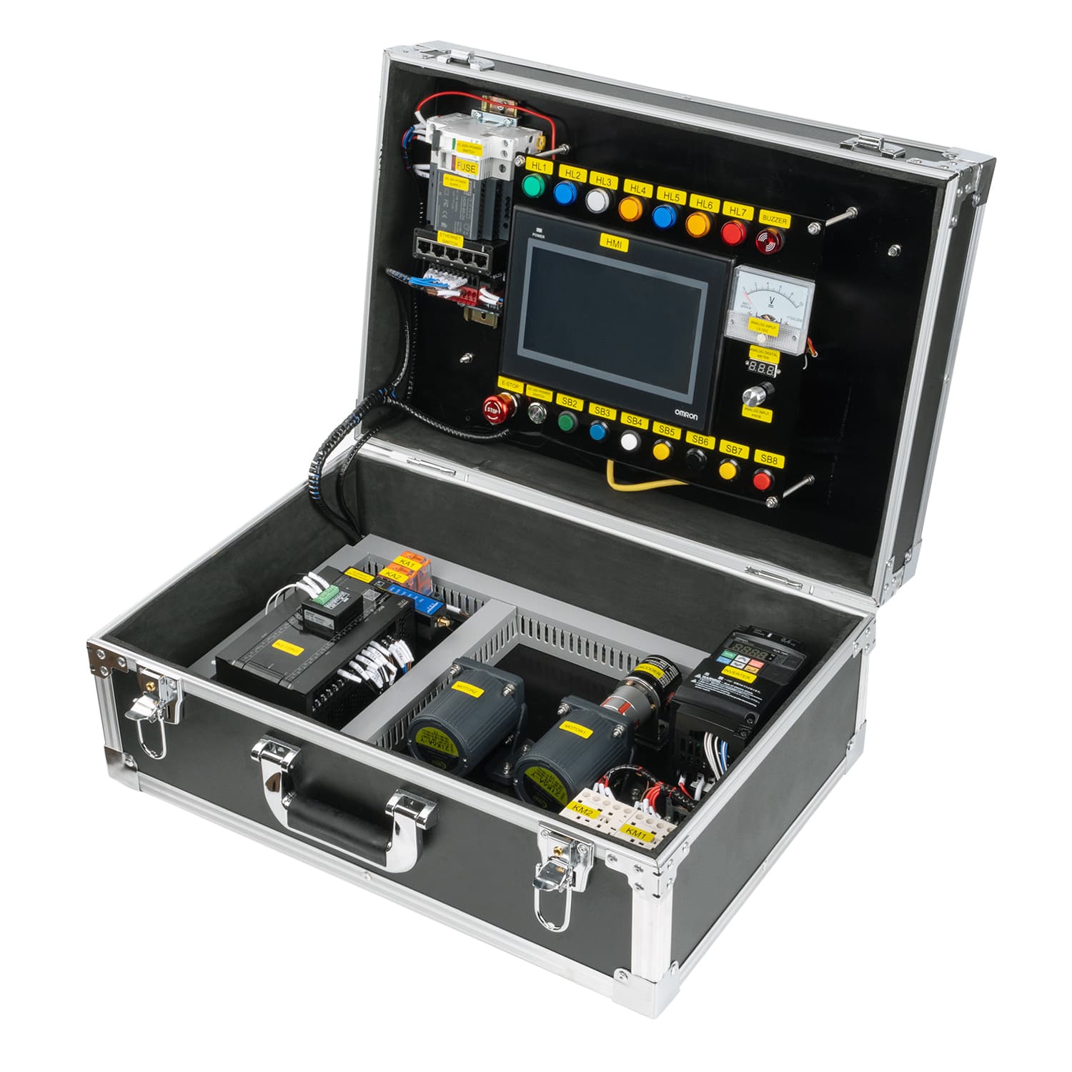 Omron CP2E PLC + VFD Single-Motor Training Kit – photo 1